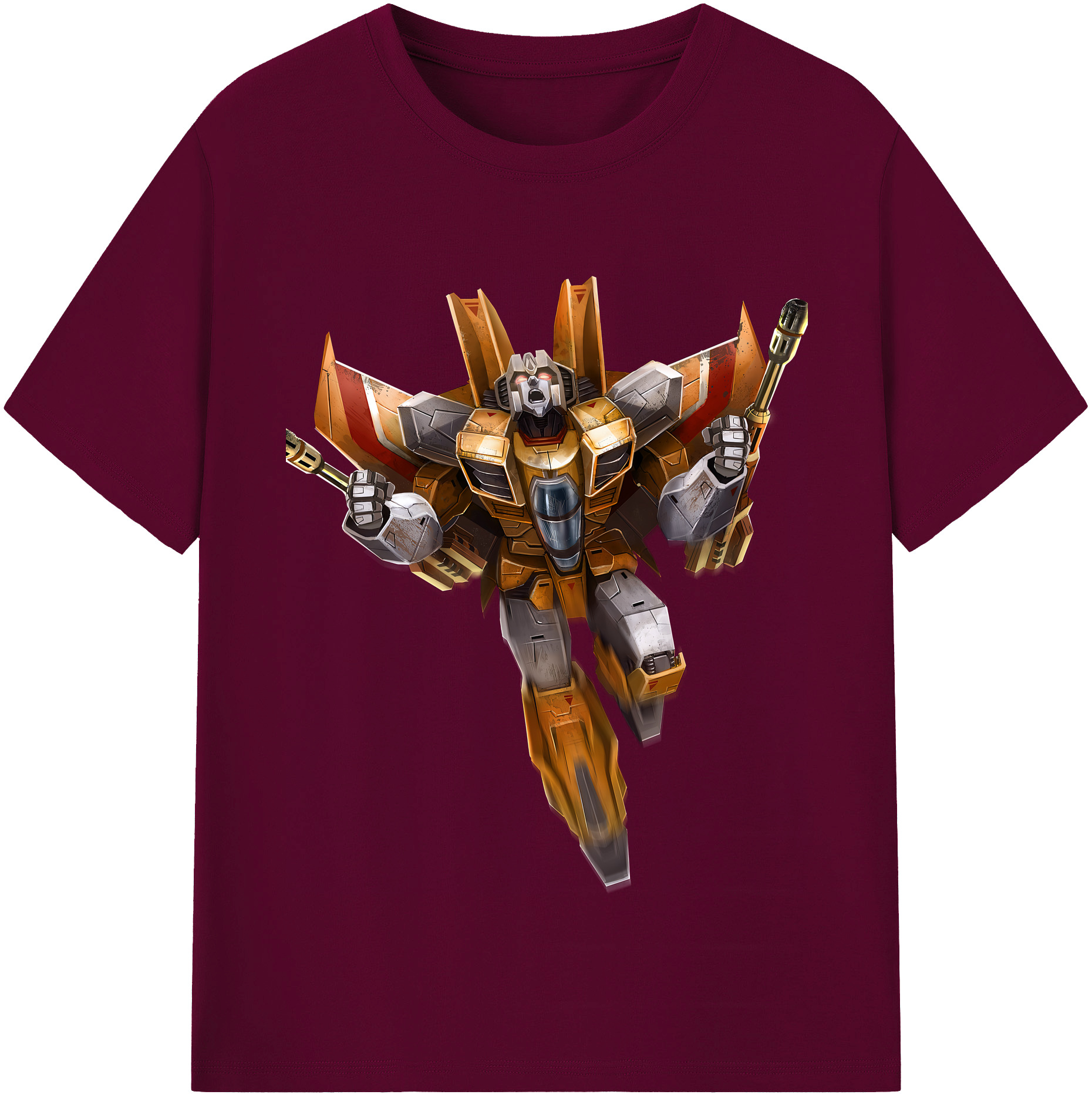 （画像用） Transformers トランスフォーマー レディースカジュアルプリントTシャツ（綿100％）